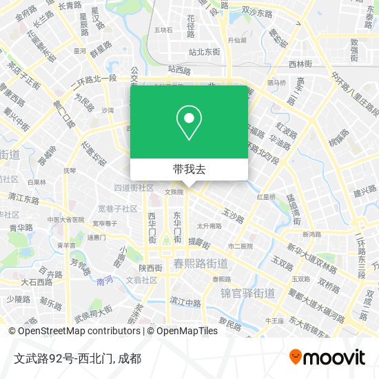 文武路92号-西北门地图