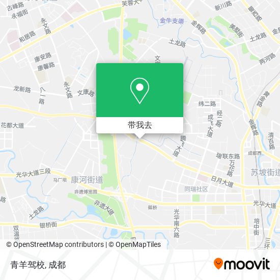 青羊驾校地图