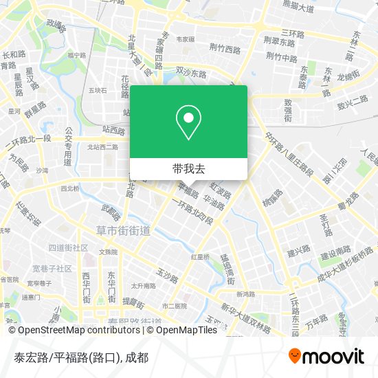 泰宏路/平福路(路口)地图