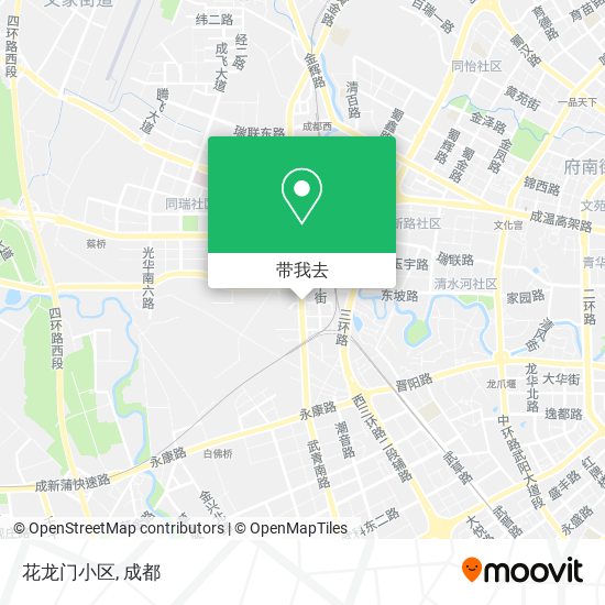 花龙门小区地图