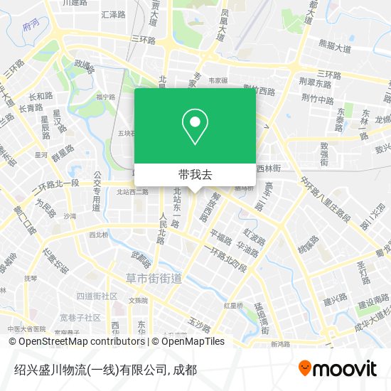 绍兴盛川物流(一线)有限公司地图