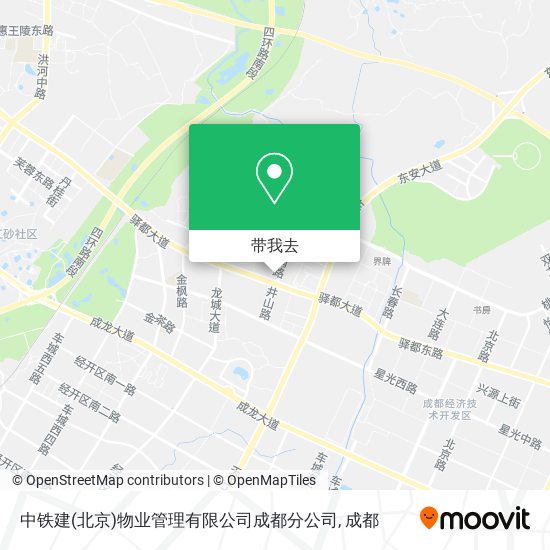 中铁建(北京)物业管理有限公司成都分公司地图