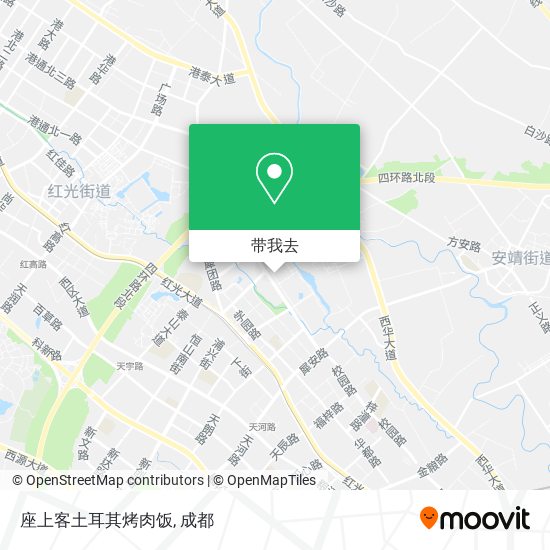 座上客土耳其烤肉饭地图