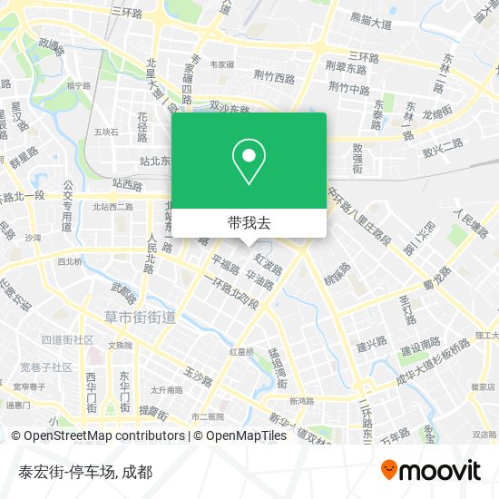 泰宏街-停车场地图