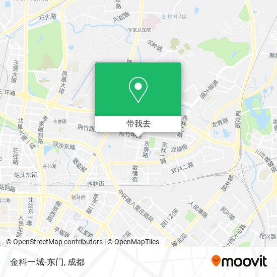 金科一城-东门地图