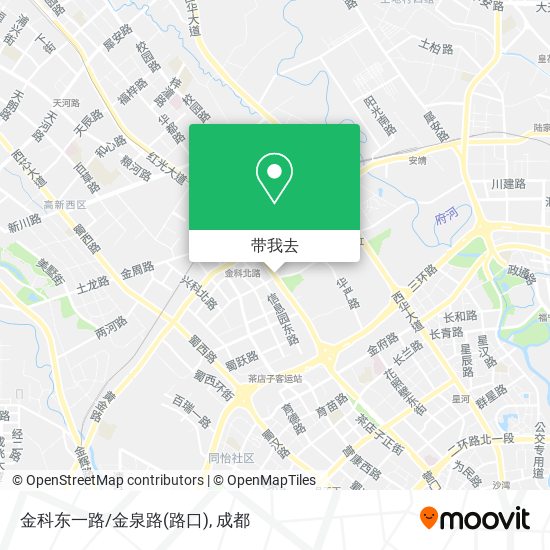 金科东一路/金泉路(路口)地图