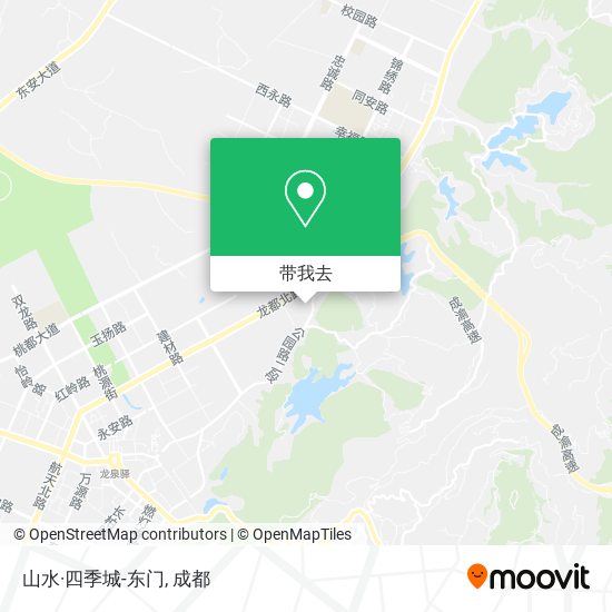 山水·四季城-东门地图