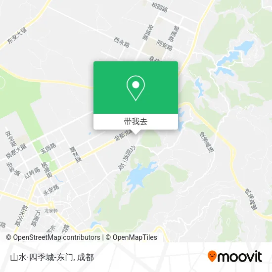 山水·四季城-东门地图
