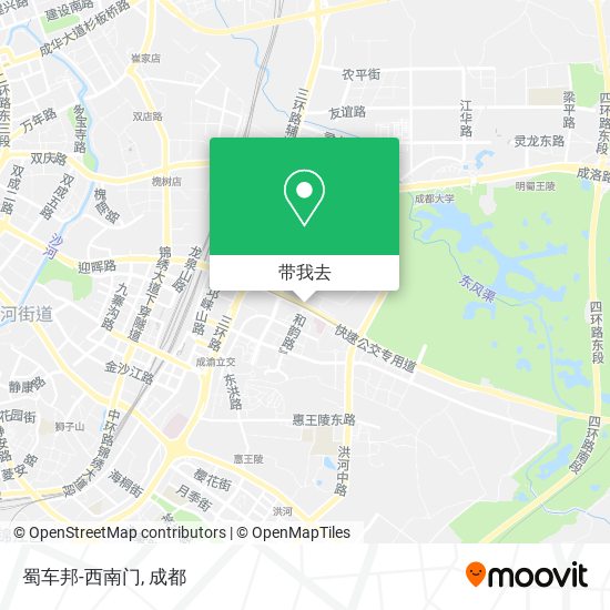 蜀车邦-西南门地图