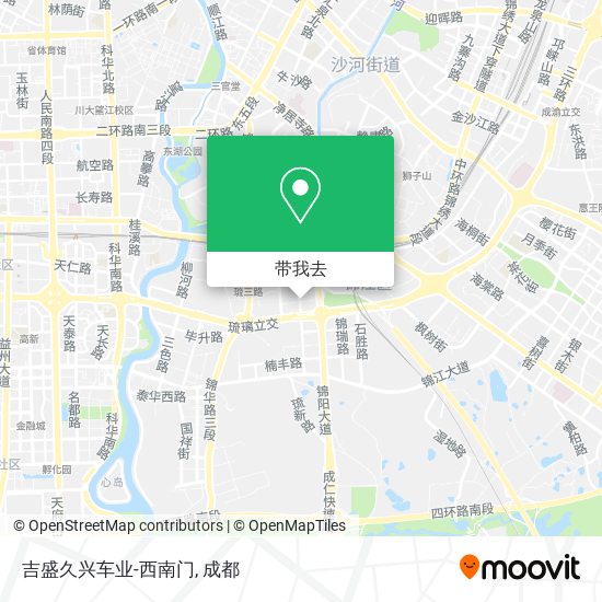吉盛久兴车业-西南门地图