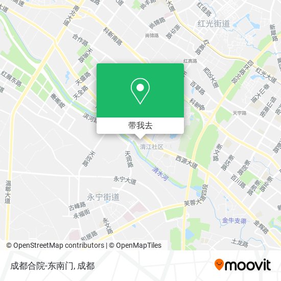 成都合院-东南门地图