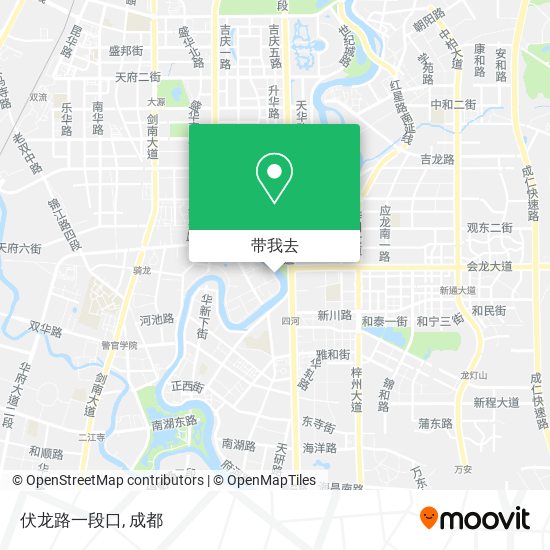 伏龙路一段口地图