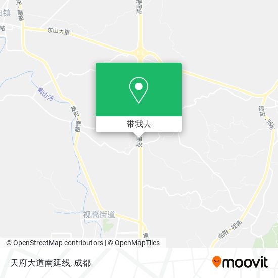 天府大道南延线地图