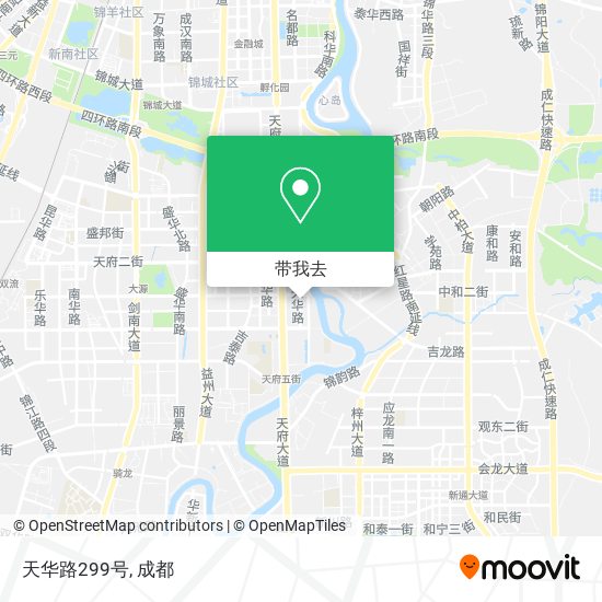 天华路299号地图