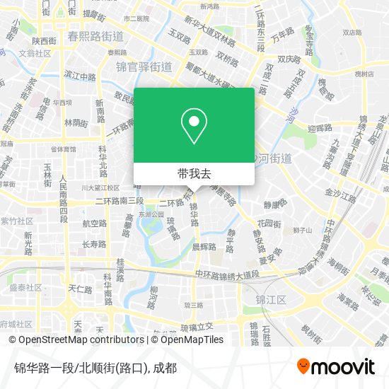 锦华路一段/北顺街(路口)地图