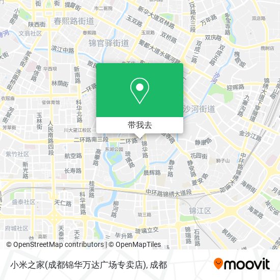 小米之家(成都锦华万达广场专卖店)地图