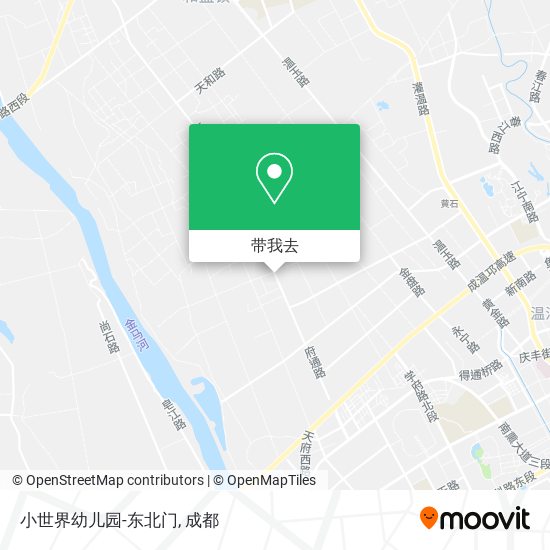小世界幼儿园-东北门地图