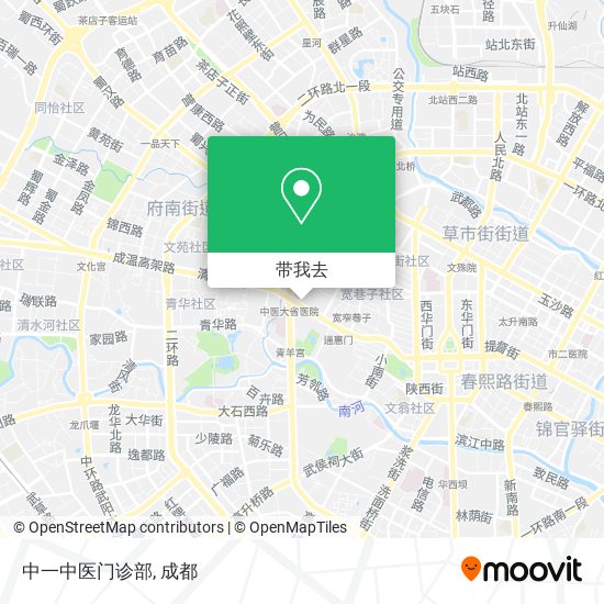 中一中医门诊部地图