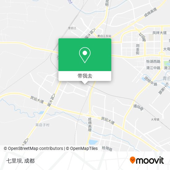 七里坝地图