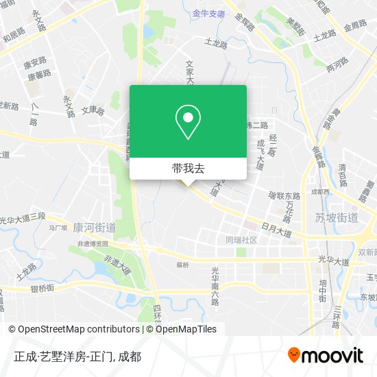 正成·艺墅洋房-正门地图