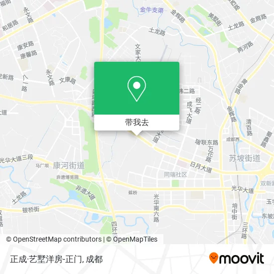 正成·艺墅洋房-正门地图