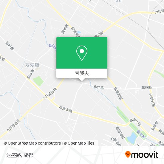 达盛路地图