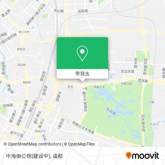 中海御公馆(建设中)地图
