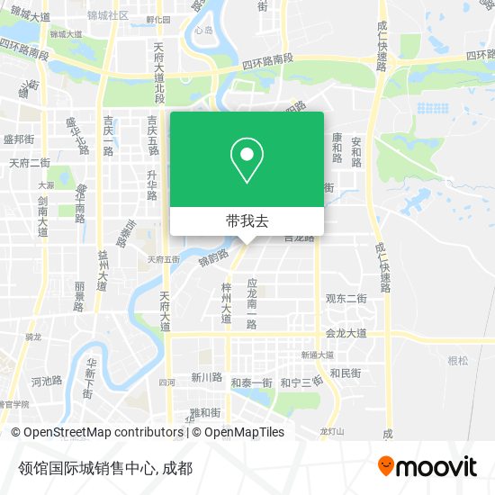 领馆国际城销售中心地图