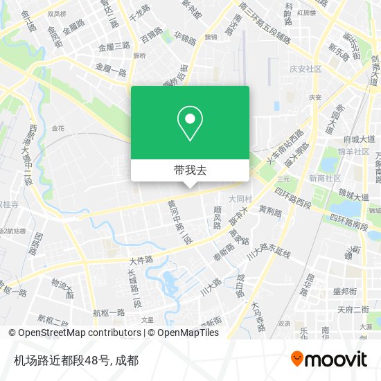 机场路近都段48号地图