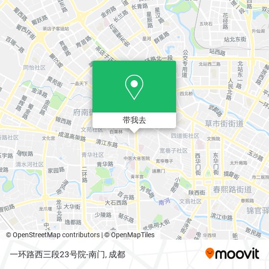 一环路西三段23号院-南门地图