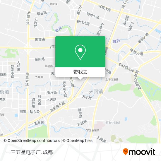 一三五星电子厂地图
