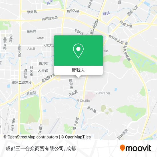 成都三一合众商贸有限公司地图