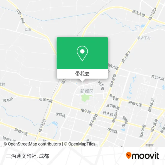 三沟通文印社地图