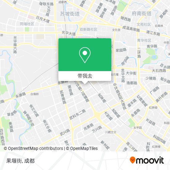 果堰街地图