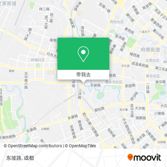 东坡路地图