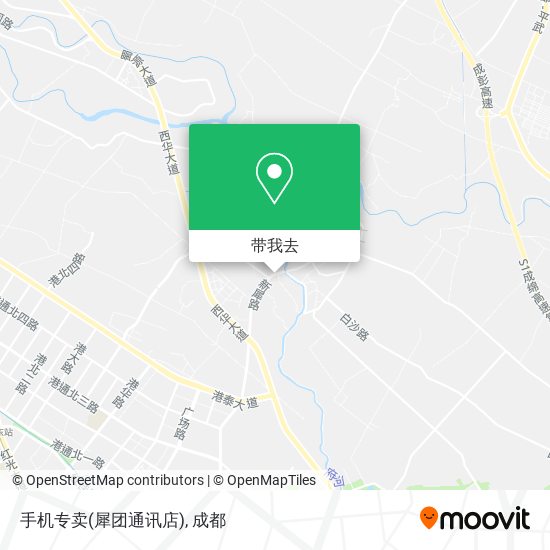 手机专卖(犀团通讯店)地图