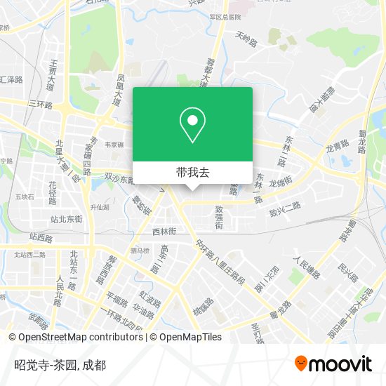 昭觉寺-茶园地图