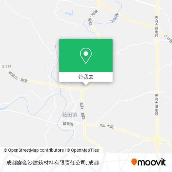 成都鑫金沙建筑材料有限责任公司地图