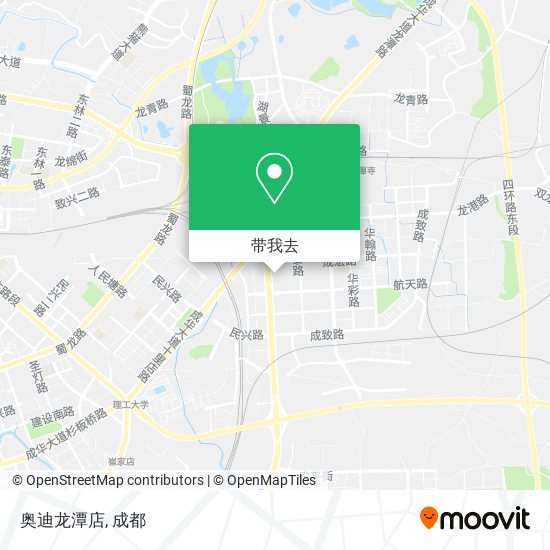 奥迪龙潭店地图