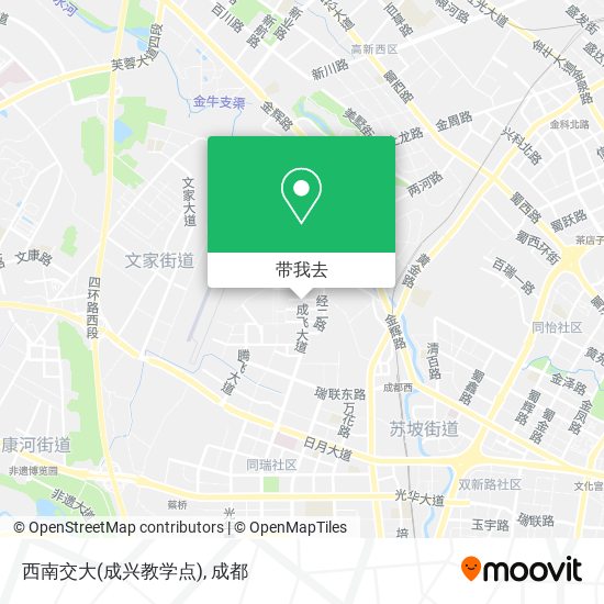 西南交大(成兴教学点)地图