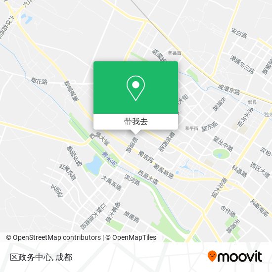 区政务中心地图
