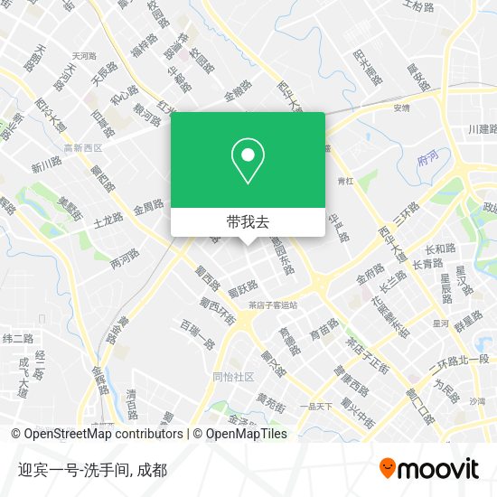 迎宾一号-洗手间地图