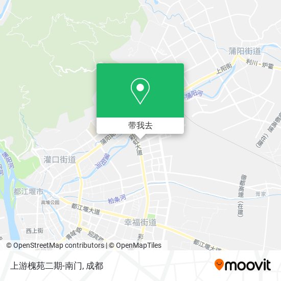 上游槐苑二期-南门地图