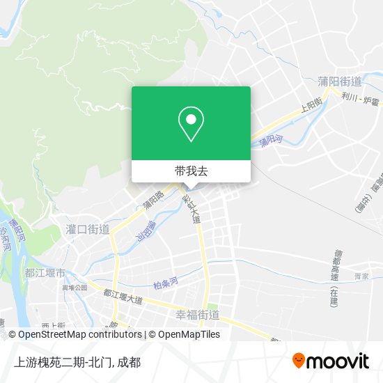 上游槐苑二期-北门地图