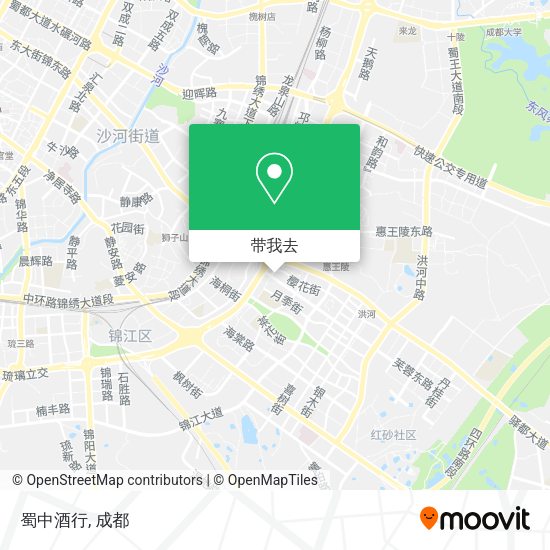 蜀中酒行地图
