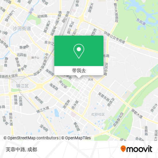 芙蓉中路地图