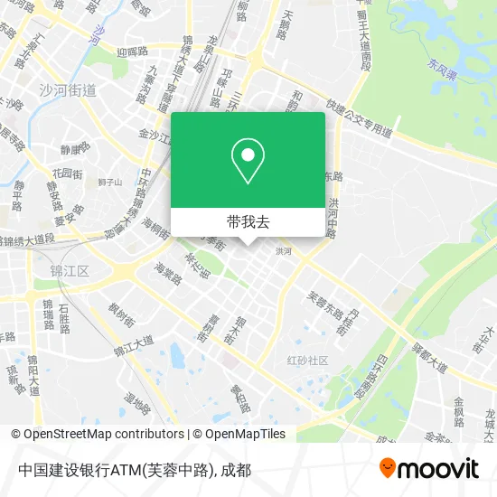 中国建设银行ATM(芙蓉中路)地图