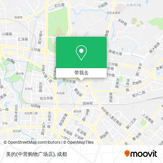 美的(中营购物广场店)地图