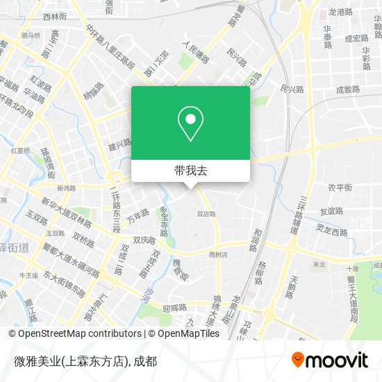 微雅美业(上霖东方店)地图