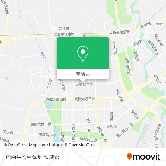 向南生态草莓基地地图